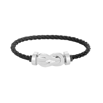 [Spark]CHANCE LARGE 8 FIGURE BUCKLE NO DIAMOND BRACELET SILVER