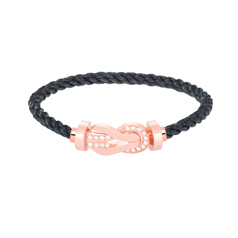 [Spark]CHANCE LARGE 8 FIGURE BUCKLE HALF DIAMOND BRACELET Spark GOLD