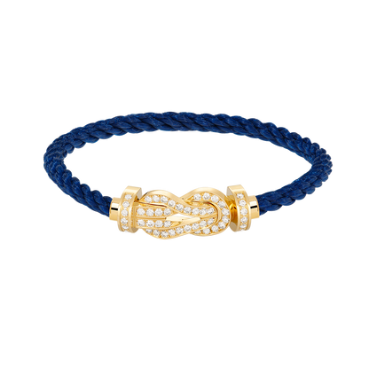 [Spark]CHANCE LARGE 8 FIGURE BUCKLE FULLDIAMOND BRACELET GOLD