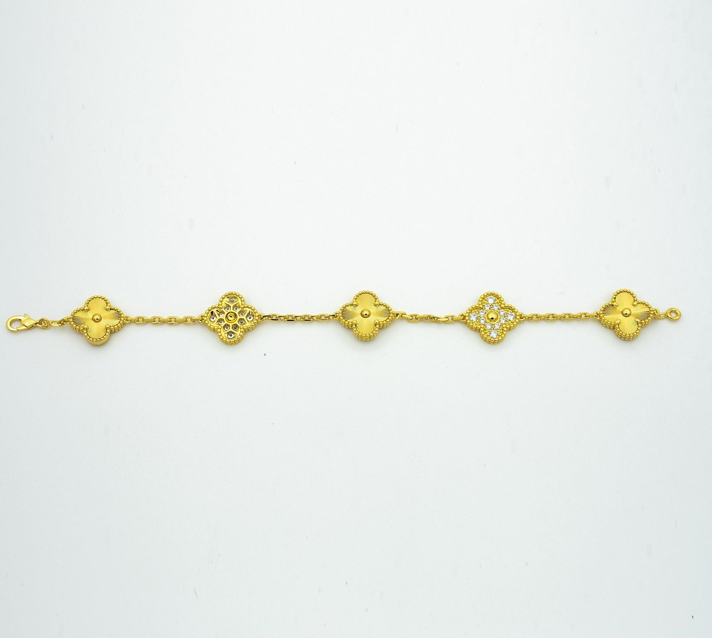 [Spark] CLOVER 5 MOTIF LASER BRACELET COLLECTION