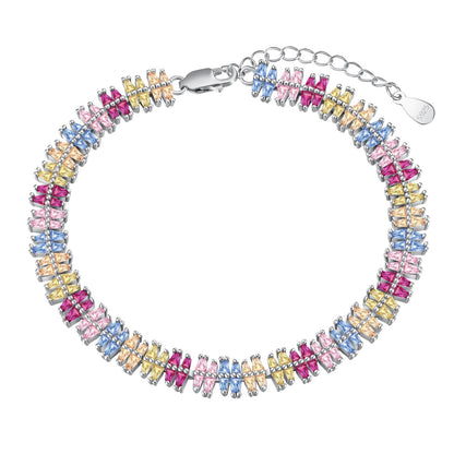 [Tonmkive Jewelry]Sparkling Exquisite Multi Cut Party Bracelet