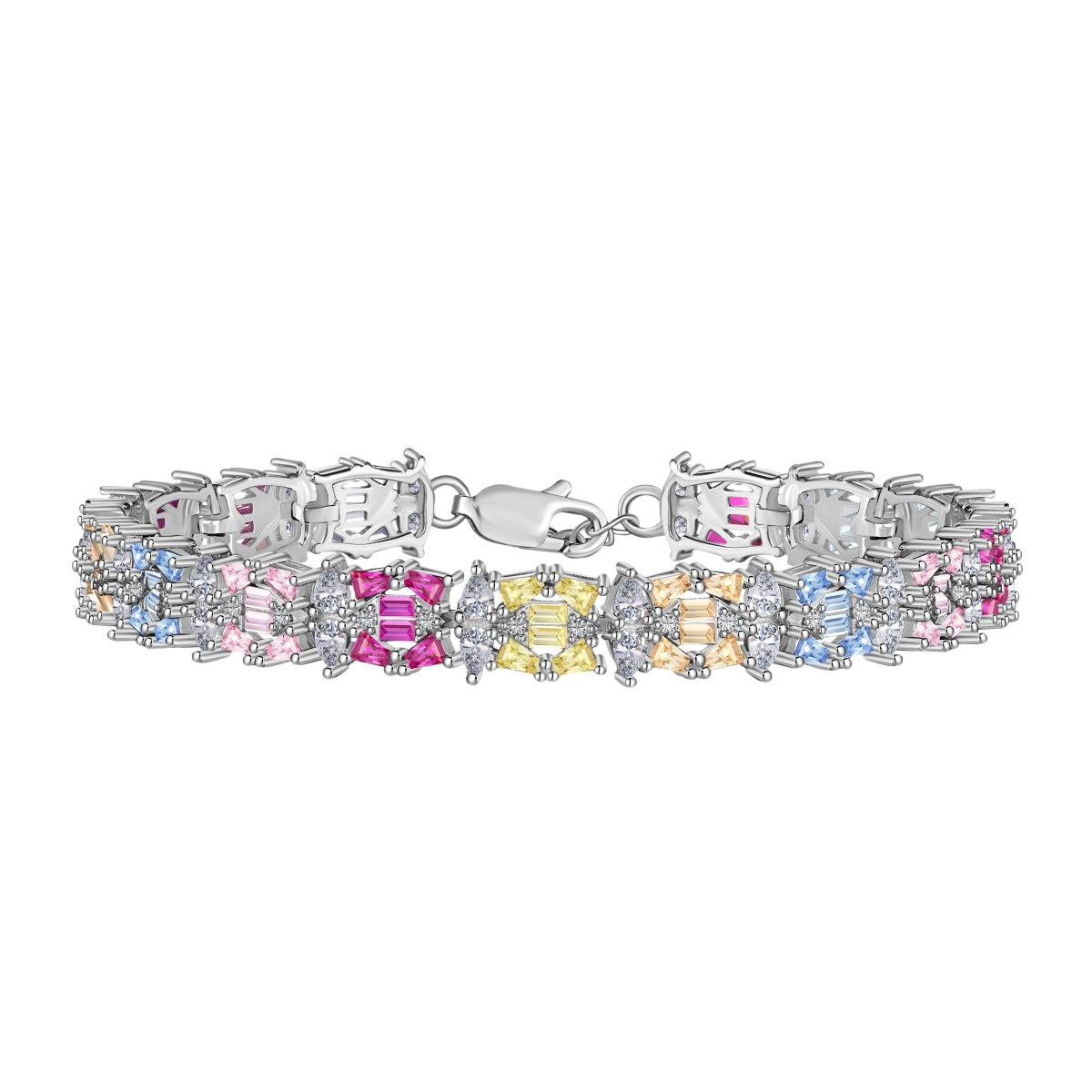 [Tonmkive Jewelry]Delicate Colorful Multi Cut Party Bracelet