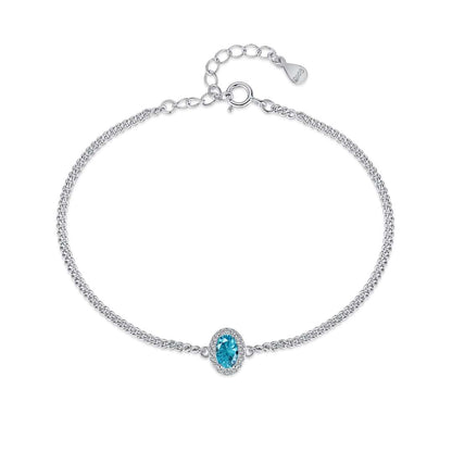 [Tonmkive Jewelry]Exquisite Oval Shape Bracelet