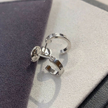 [Spark]LOVE EARRINGS 2.65MM SILVER