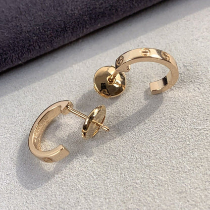 [Spark]LOVE EARRINGS 2.65MM PINK GOLD