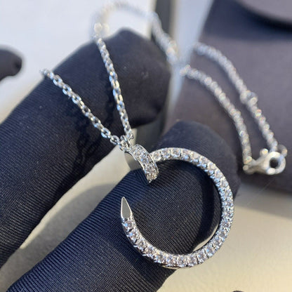 [Spark]JUSTE NECKLACE SILVER DIAMONDS