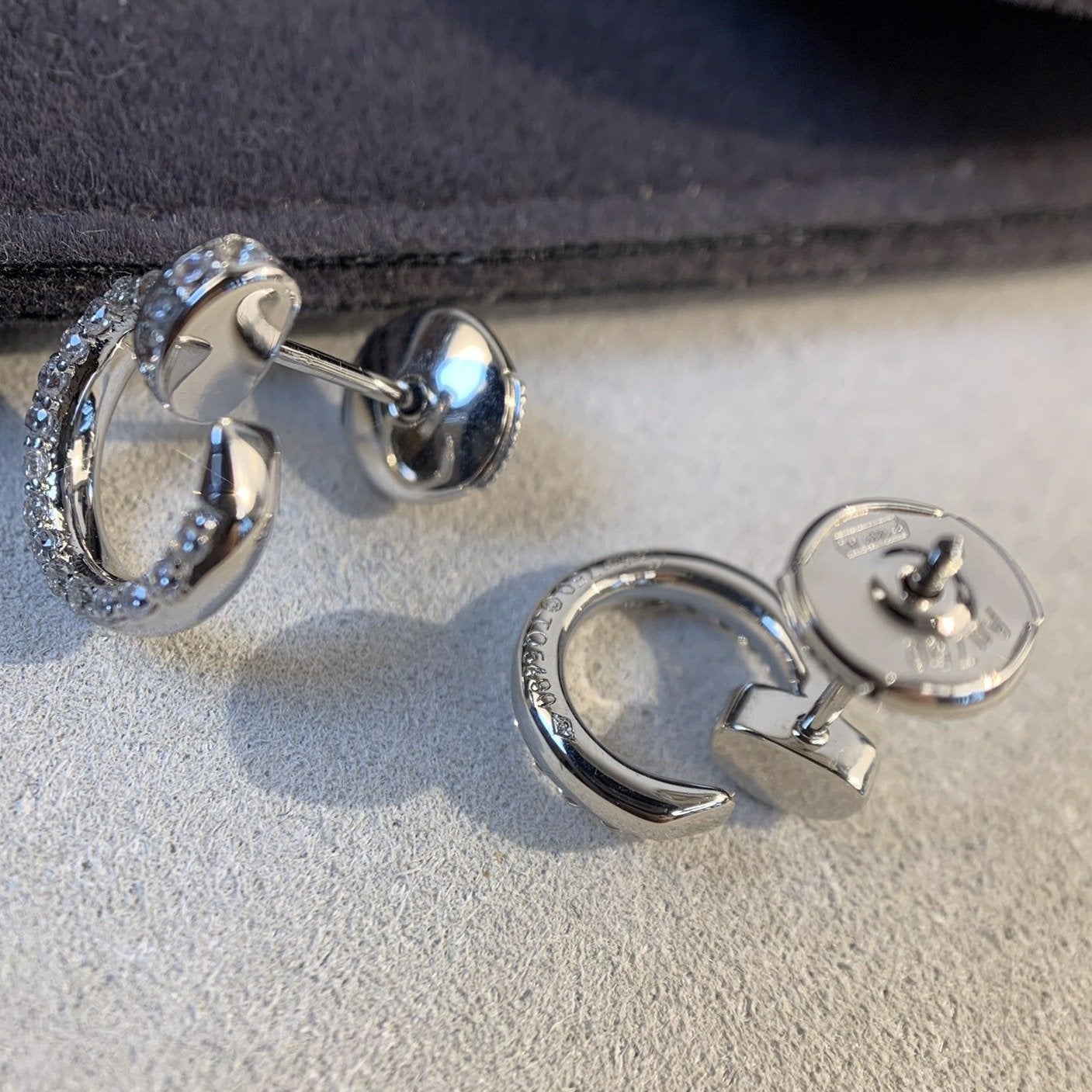 [Spark]JUSTE EARRINGS SILVER DIAMONDS