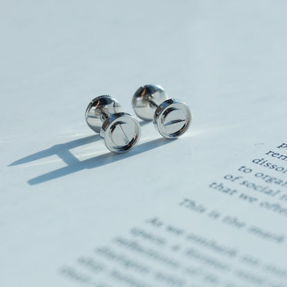 [Spark]LOVE EARRINGS SILVER 10MM