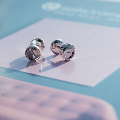 [Spark]LOVE EARRINGS SILVER 10MM