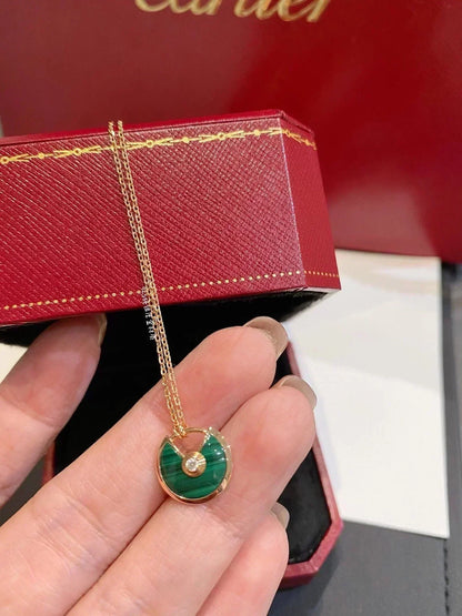 [Spark]AMULETTE Spark GOLD MALACHITE NECKLACE