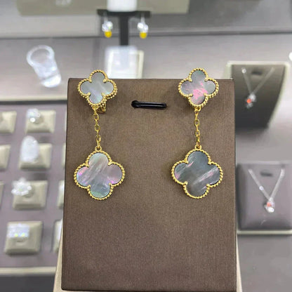 [Spark]CLOVER 2 MOTIFS  EARRINGS (MULTIPLE CHOICESC