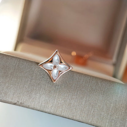 [Spark]STAR MOP PINK GOLD EARRINGS