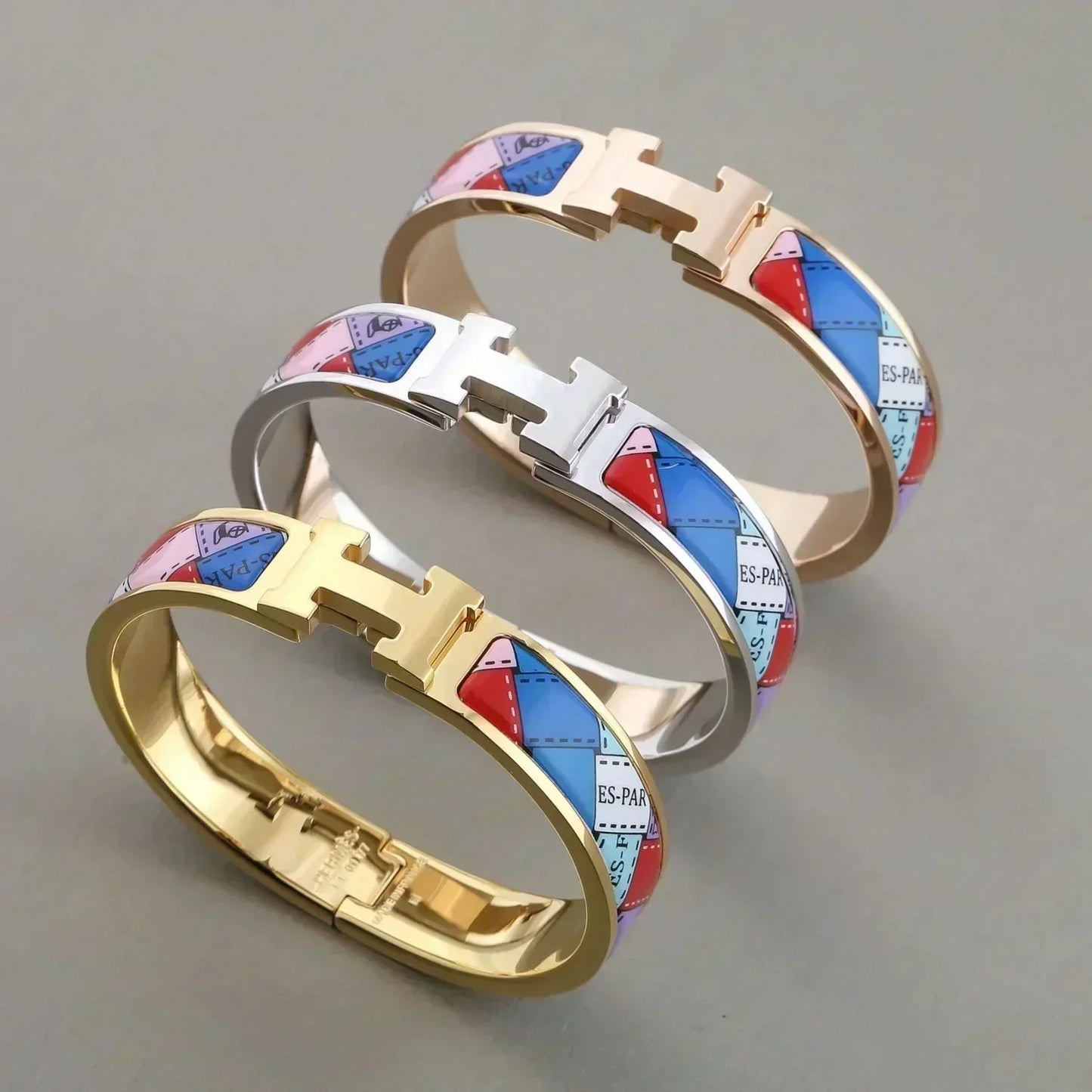 [Spark]H BRACELET DOTTED BORDER 12MM
