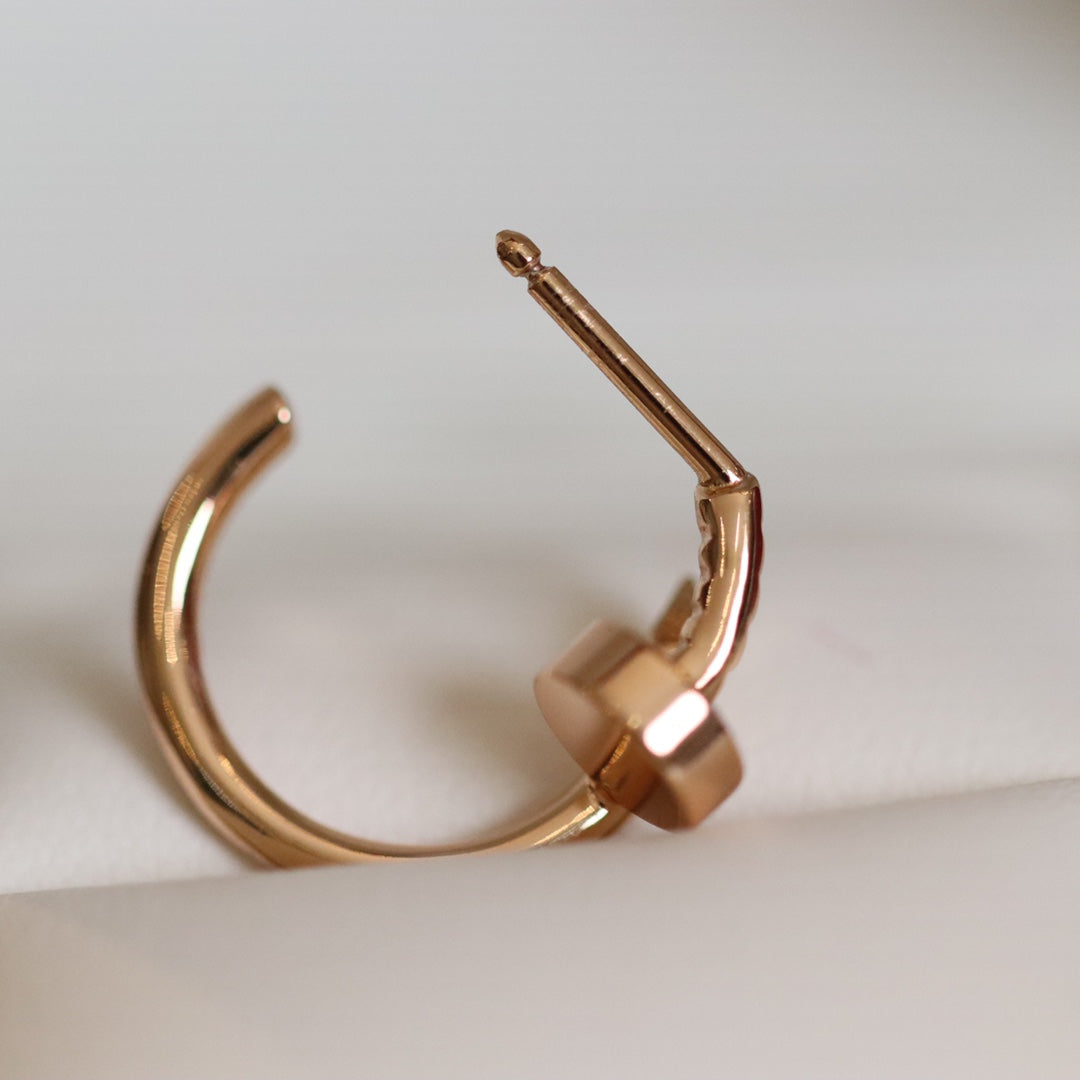 [Spark]JUSTE EARRINGS PINK GOLD