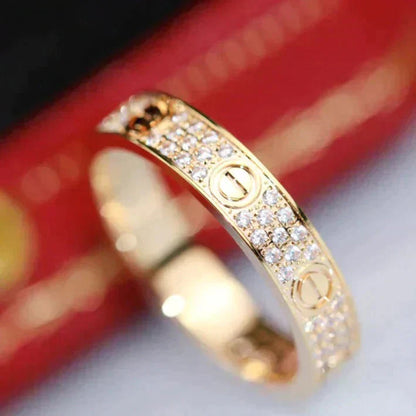 [Spark]LOVE RING 3.6MM DIAMOND PAVED