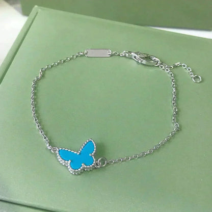 [Spark]BUTTERFLY TURQUOISE BUTTERFLY BRACELET SILVER
