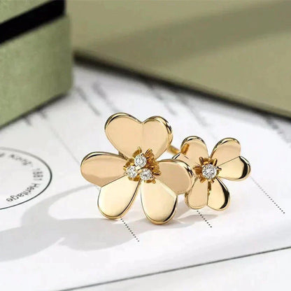 [Spark]CLOVER COMOS GOLD DIAMOND RING