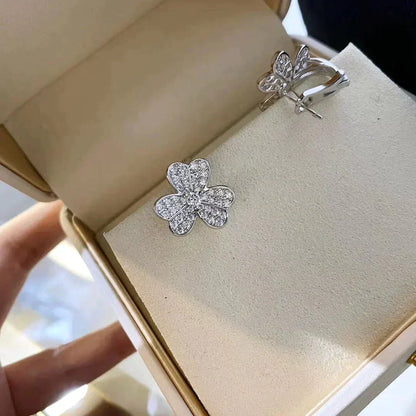 [Spark]CLOVER COMOS DIAMOND EARRINGS SILVER