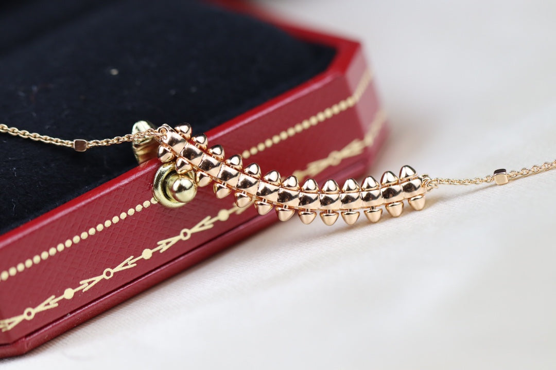 [Spark]CLASH PINK GOLD NECKLACE