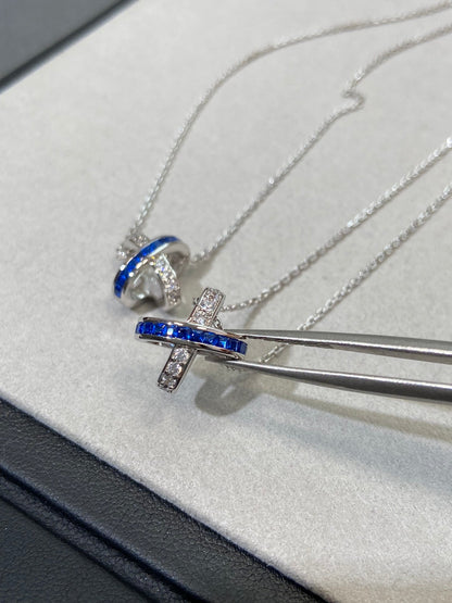 [Spark]LIENS DIAMOND SILVER NECKLACE