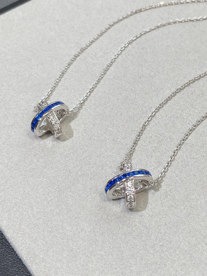 [Spark]LIENS DIAMOND SILVER NECKLACE