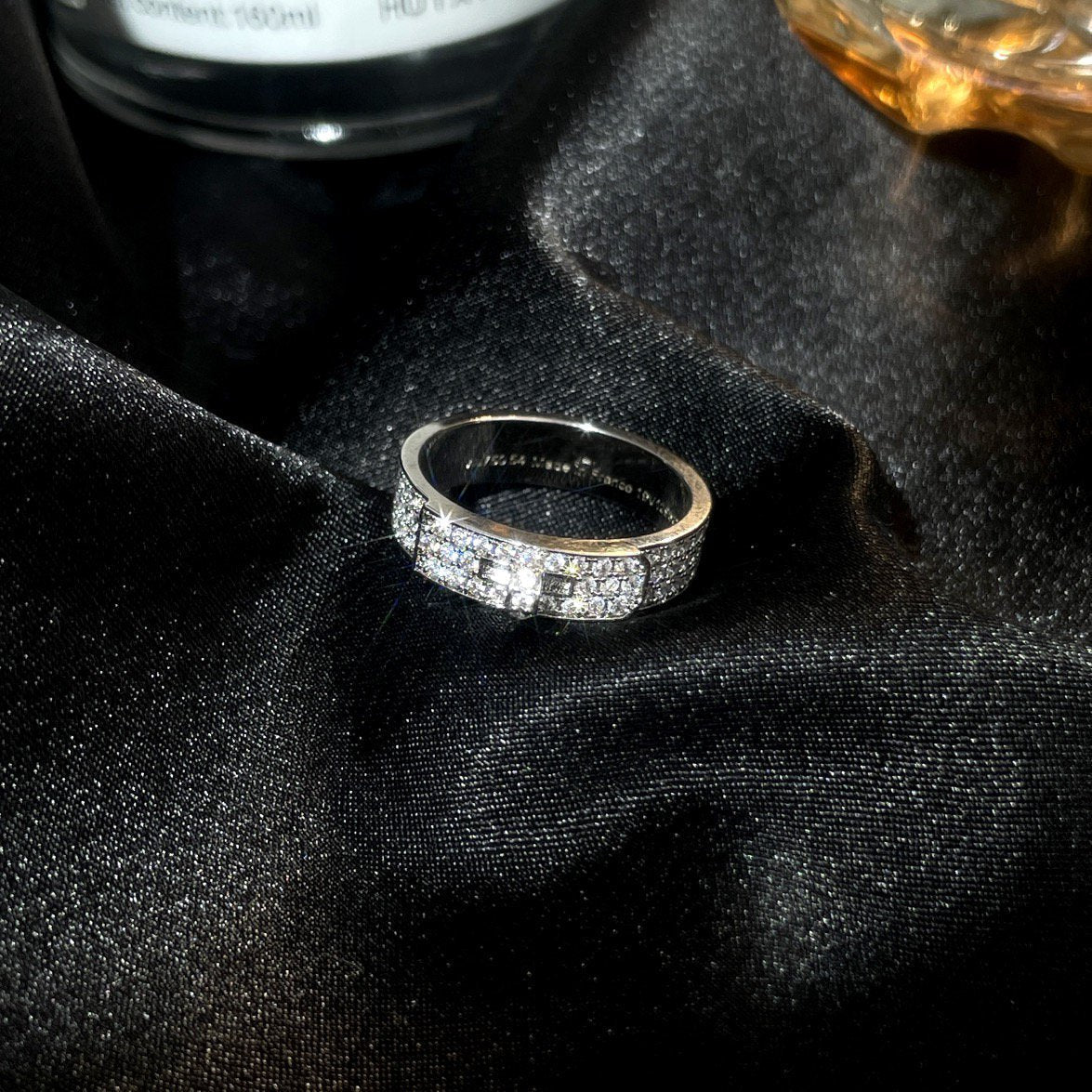 [Spark]KELLY SILVER DIAMOND RING