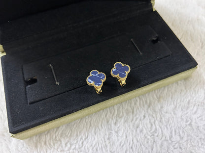 [Spark]CLOVER PIETERSITE MEDIUM STUD EARRINGS