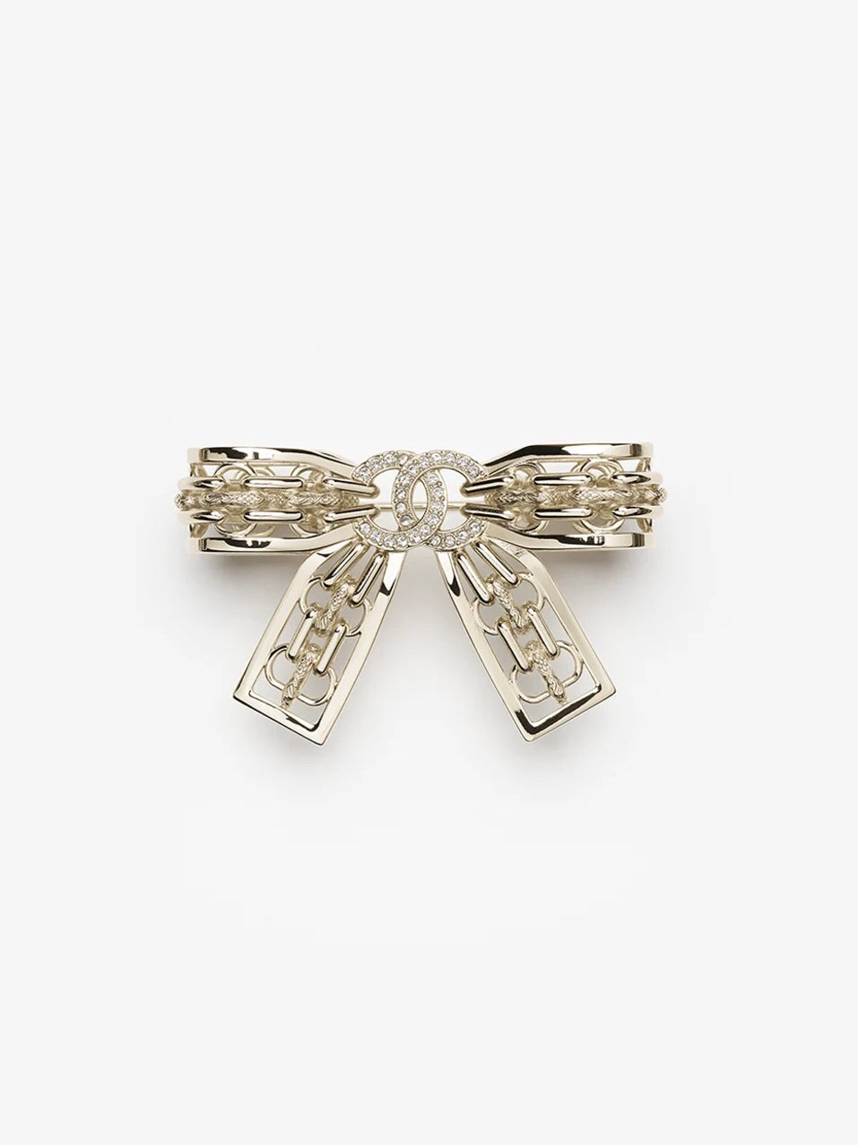 [Spark]25K Hollow Bow Brooch