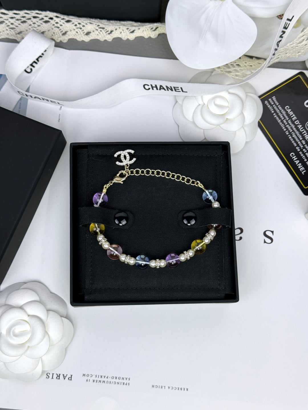 [Spark]Colorful Transparent Resin Bracelet