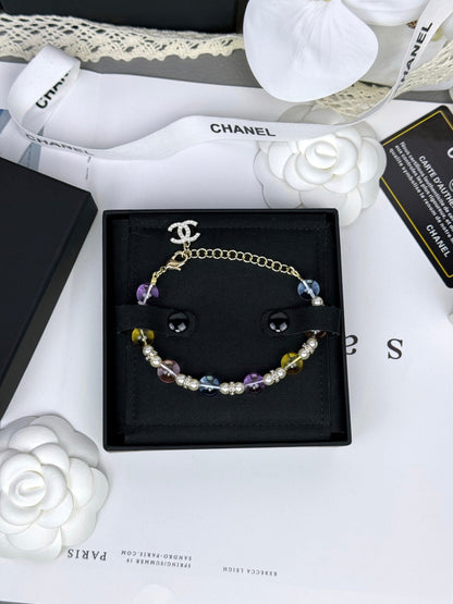 [Spark]Colorful Transparent Resin Bracelet