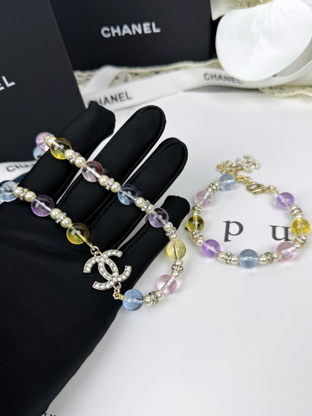 [Spark]26C New Spring Collection Colorful Transparent Resin Necklace