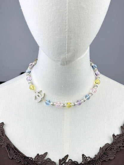 [Spark]26C New Spring Collection Colorful Transparent Resin Necklace