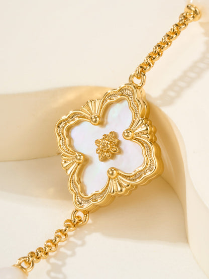 [Spark]B.C.L ENAMELED Three-Flower Bracelet£¨Trumpet)