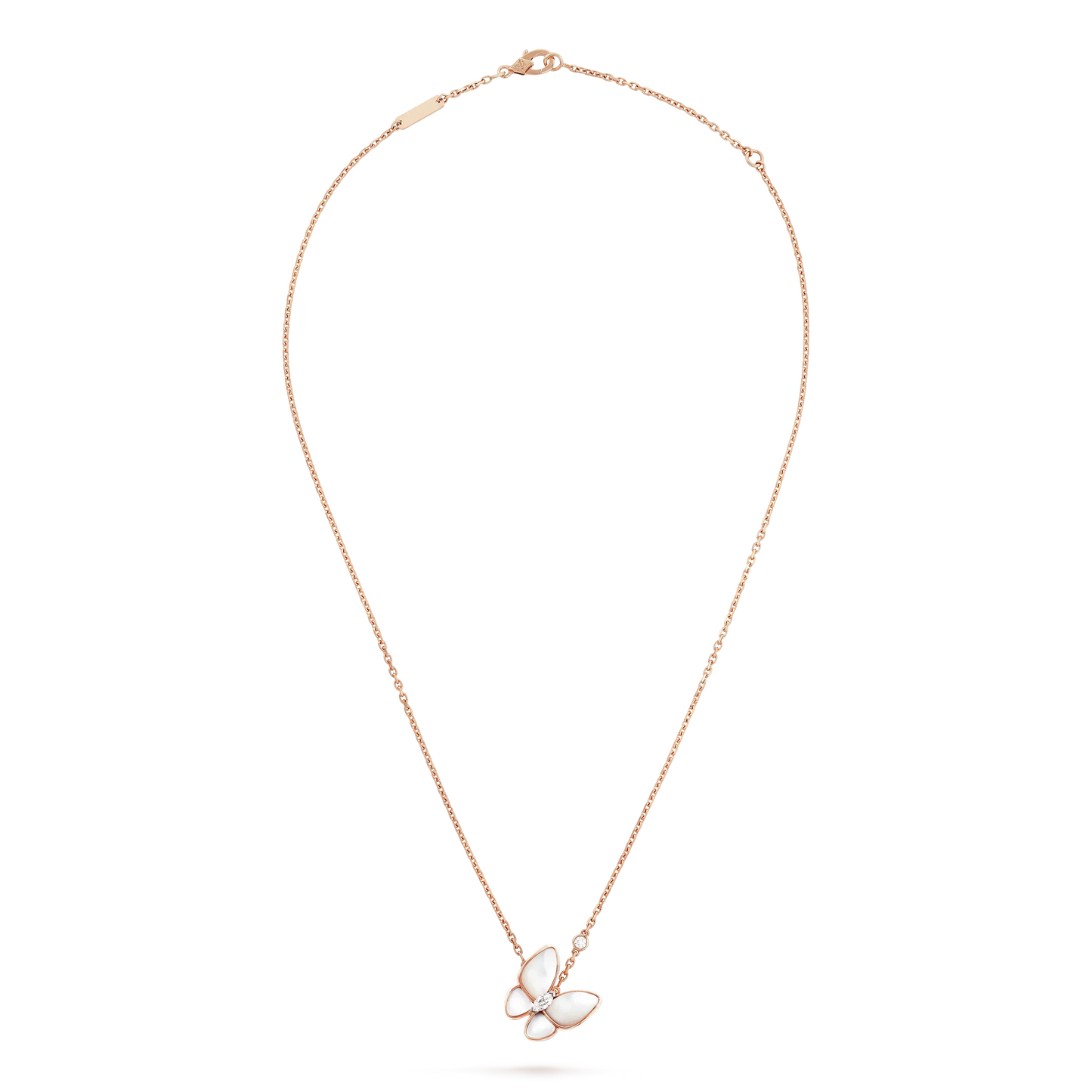 [Spark]BUTTERFLY MOP DIAMOND NECKLACE