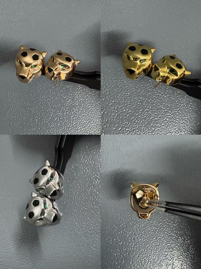 [?Spark]CHRRTAH-PRINT STUD EARRINGS, THREE COLORS