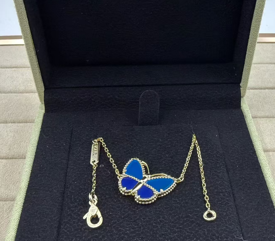 [Spark]BUTTERFLY BLUE   NECKLACE