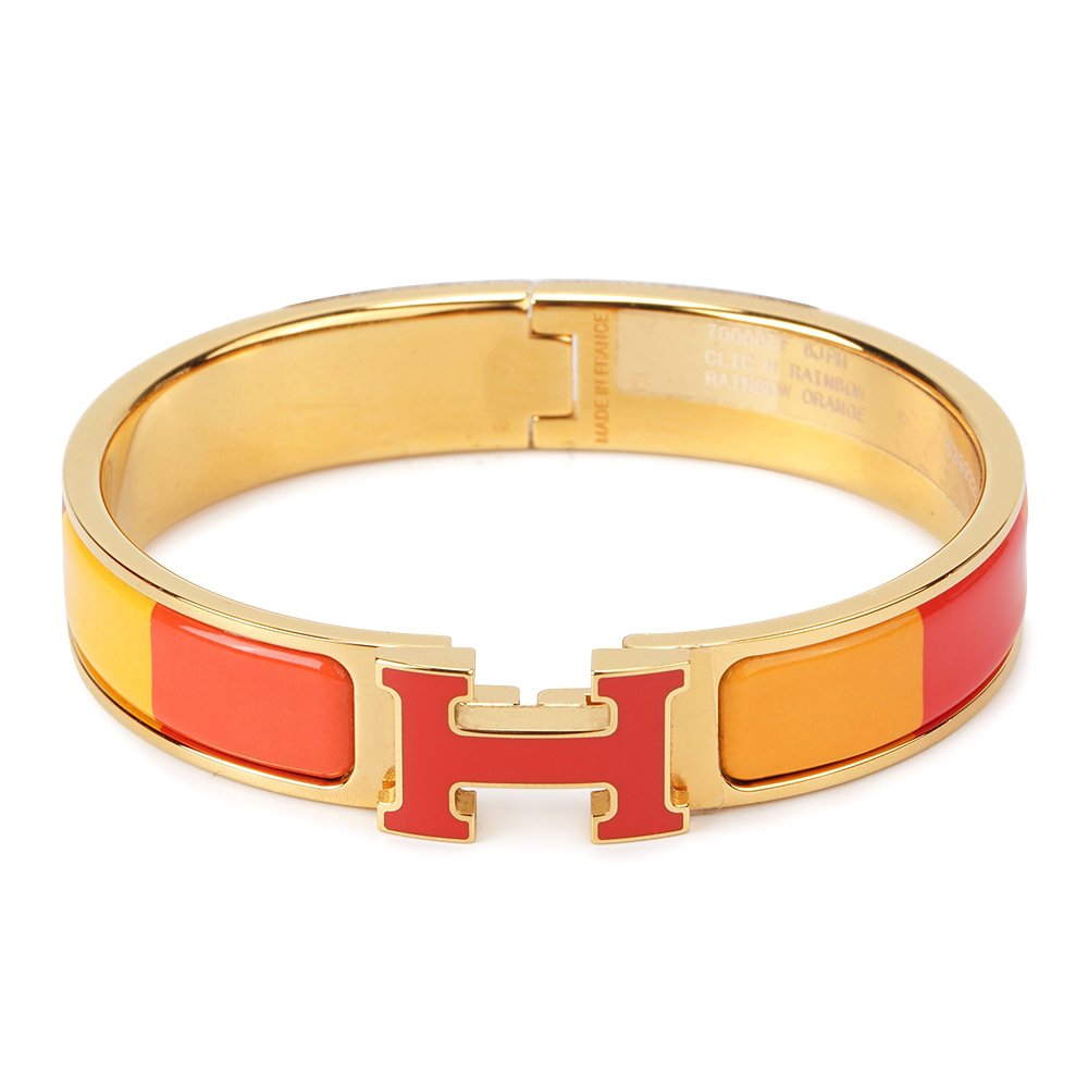 [Spark]H BRACELET ORANGE RAINBOW CERAMIC