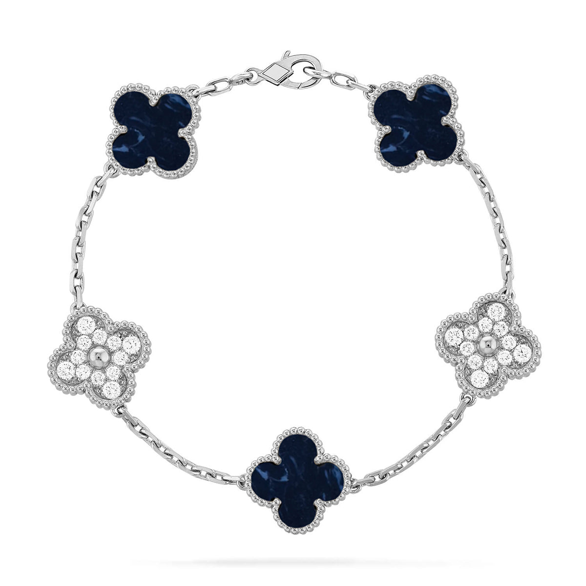 [Spark]CLOVER 5 MOTIF PIETERSITE BRACELET COLLECTION