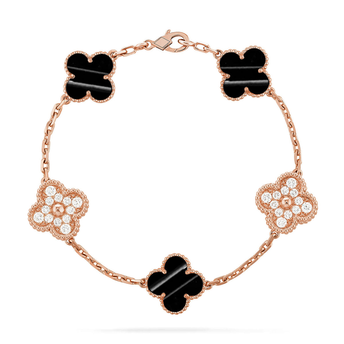 [Spark] CLOVER 5 MOTIF PULSAR STONE BRACELET COLLECTION