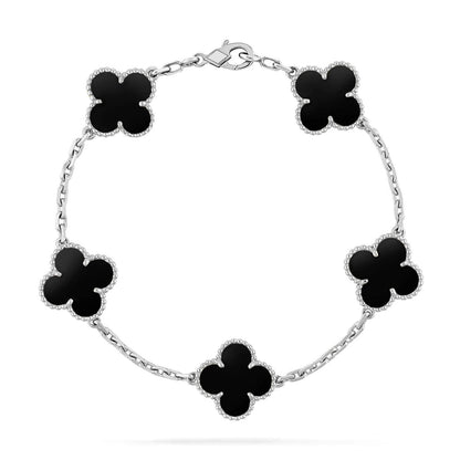 [Spark] CLOVER 5 MOTIF ONYXS BRACELET COLLECTION