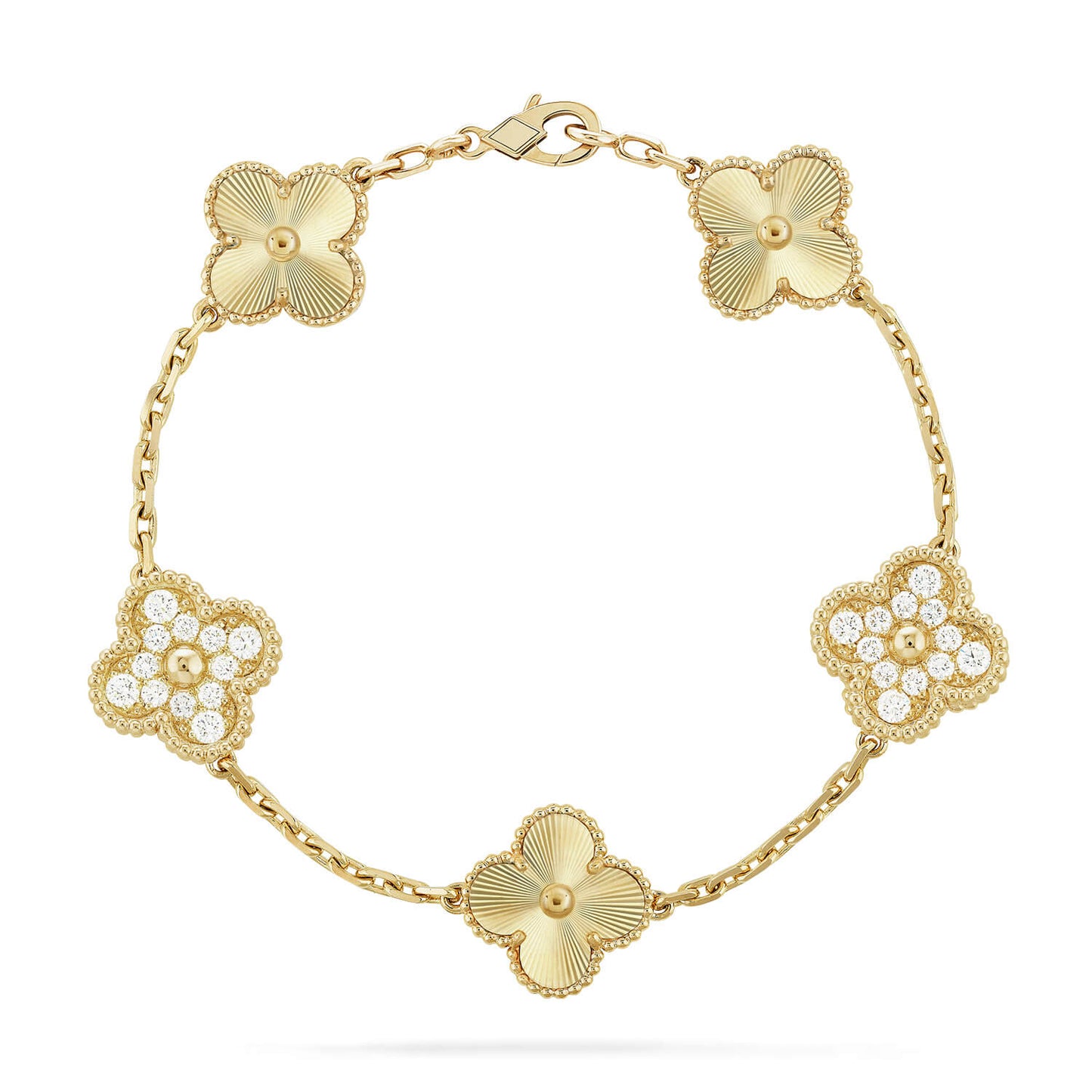 [Spark] CLOVER 5 MOTIF LASER BRACELET COLLECTION