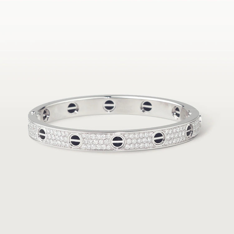 [Spark]LOVE BRACELET 6.1MM DIAMOND-PAVED CERAMIC