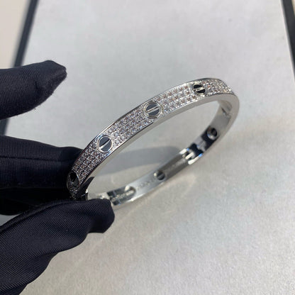 [Spark]LOVE BRACELET 6.1MM DIAMOND-PAVED CERAMIC