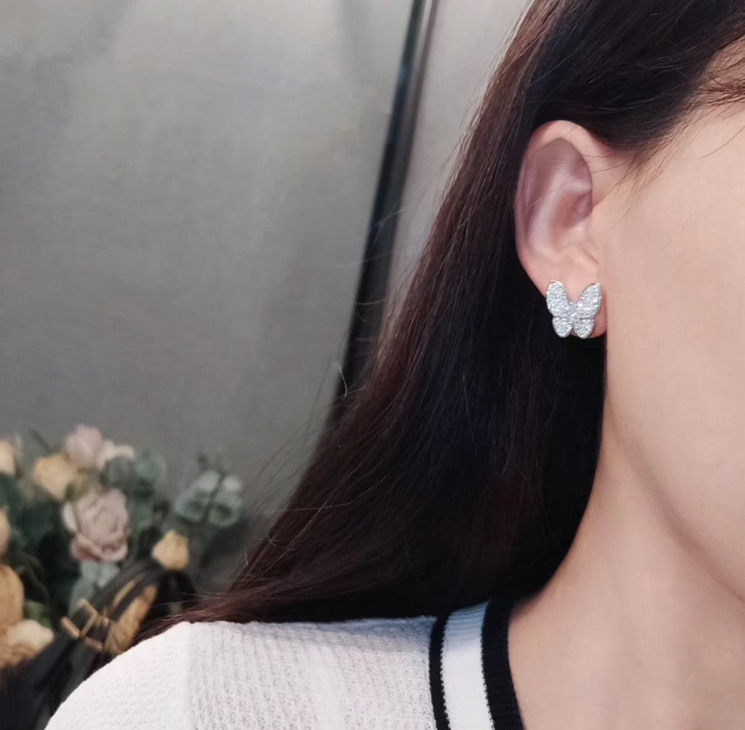 [Spark]BUTTERFLY ALL DIAMOND EARRINGS