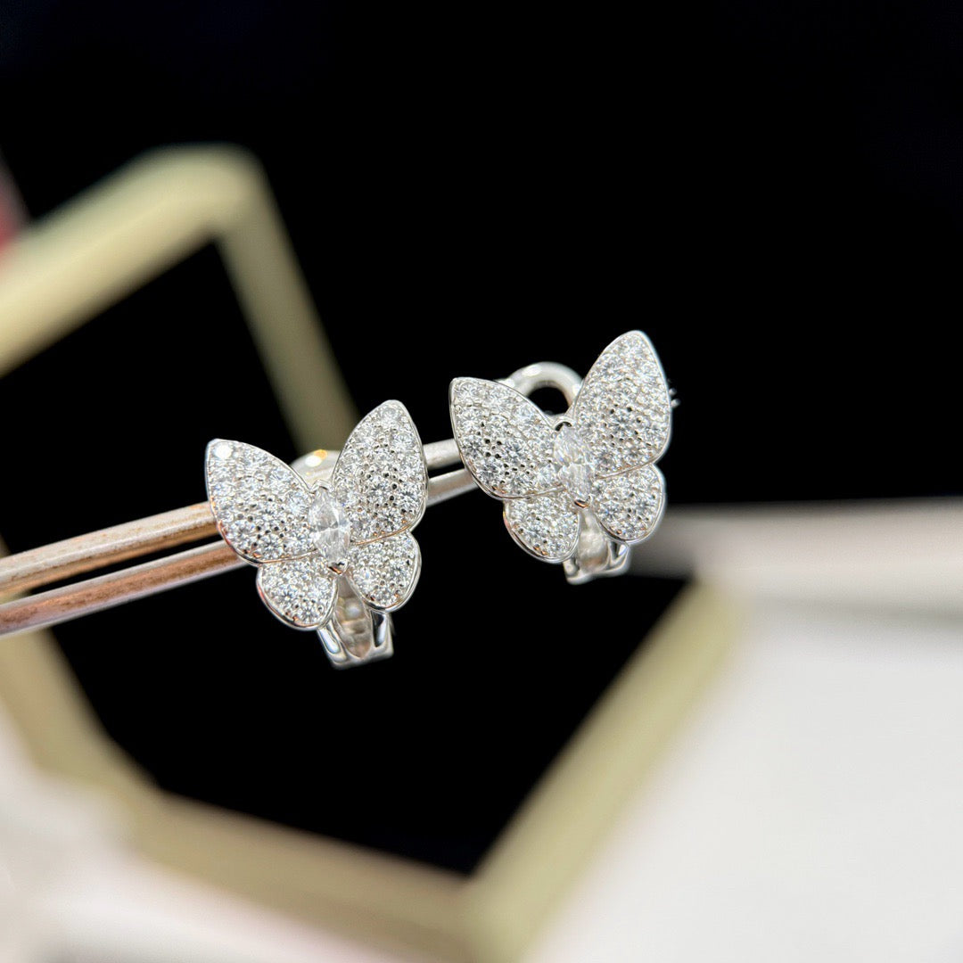 [Spark]BUTTERFLY ALL DIAMOND EARRINGS
