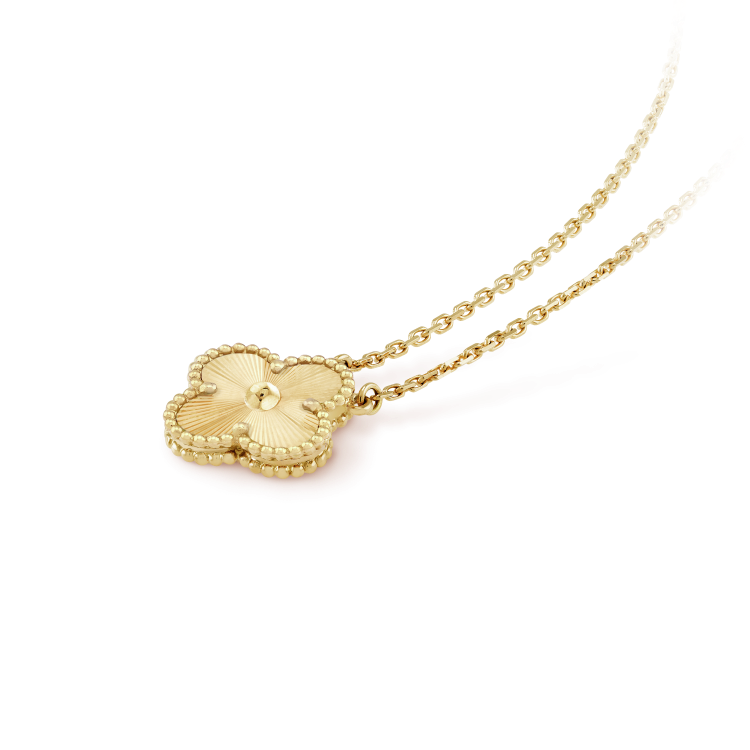 [Spark]CLOVER 15MM LASER NECKLACE