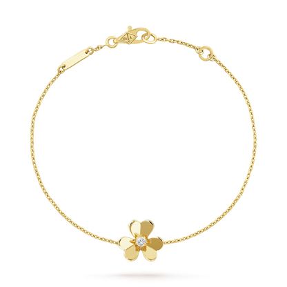 [Spark]FRIVOLE GOLD FLOWER PINK MALACHITE BRACELET