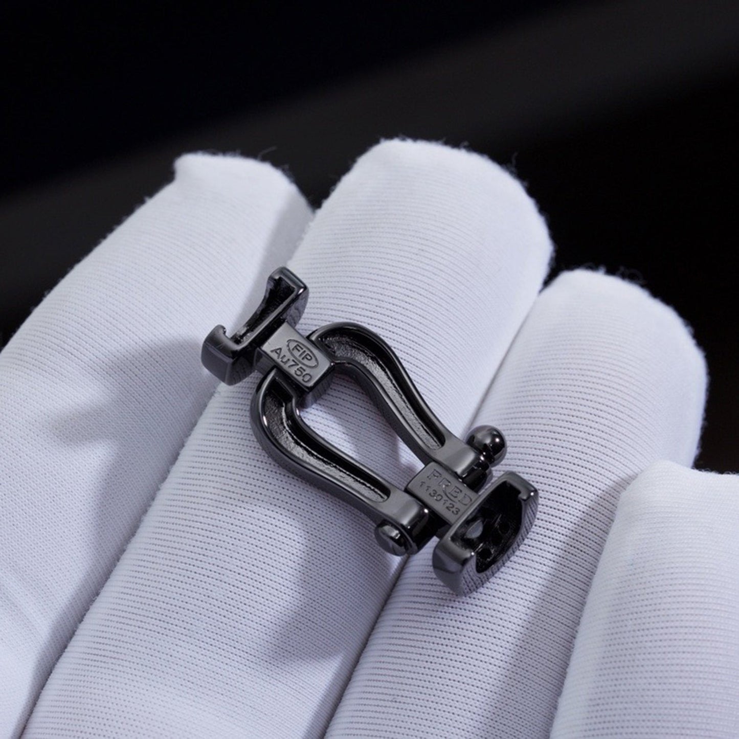 [Spark]FORCE LARGE SERIES HORSESHOE BLACK SAMURAI BRACELET