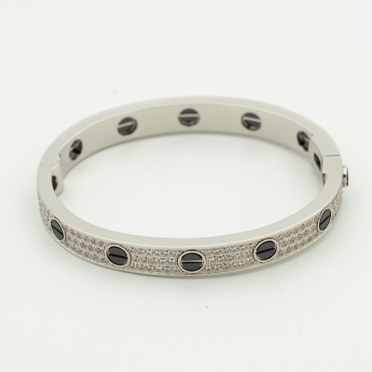 [Spark]LOVE BRACELET 6.1MM DIAMOND-PAVED CERAMIC