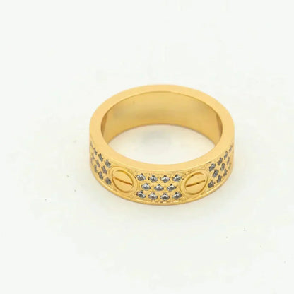 [Spark]LOVE RING 5.5MM DIAMONDS PAVED